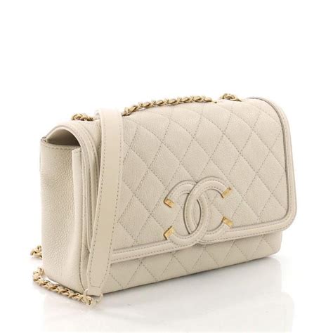 chanel filigree flap beige black|chanel purple flap bags.